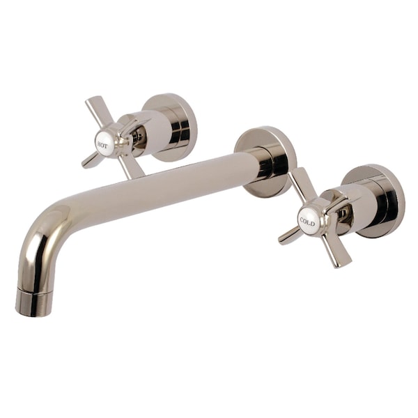 Roman Tub Faucet, Polished Nickel, Wall Mount